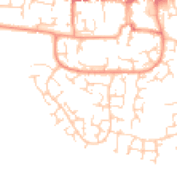 Daytime road noise heatmap for RG19 3FY