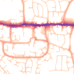 Daytime road noise heatmap for RG19 3HQ