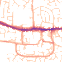 Daytime road noise heatmap for RG19 3JH