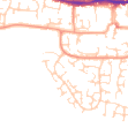 Daytime road noise heatmap for RG19 3LD