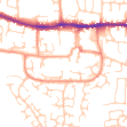 Daytime road noise heatmap for RG19 3PL