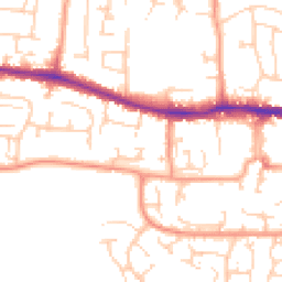 Daytime road noise heatmap for RG19 3QJ