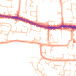 Daytime road noise heatmap for RG19 3QZ