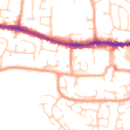 Daytime road noise heatmap for RG19 3RH