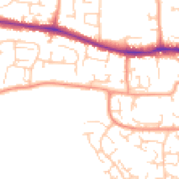Daytime road noise heatmap for RG19 3RN