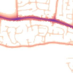 Daytime road noise heatmap for RG19 3SN