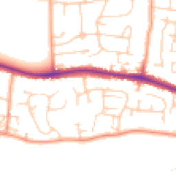 Daytime road noise heatmap for RG19 3TB