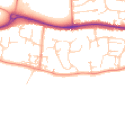 Daytime road noise heatmap for RG19 3UT