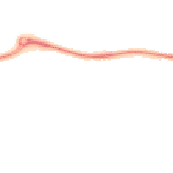 Night-time road noise heatmap for RG19 3UX