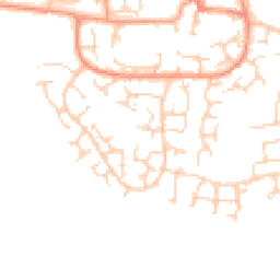 Daytime road noise heatmap for RG19 3YP