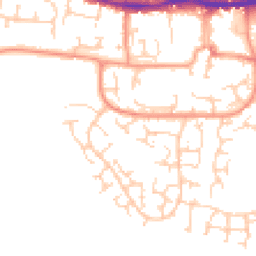 Daytime road noise heatmap for RG19 3YU