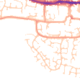 Daytime road noise heatmap for RG19 3YX