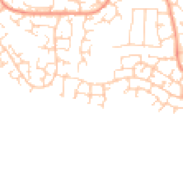 Daytime road noise heatmap for RG19 4AB