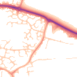 Daytime road noise heatmap for RG19 4GA