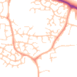 Daytime road noise heatmap for RG19 4GF