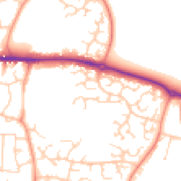 Daytime road noise heatmap for RG19 4GW