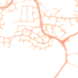 Daytime road noise heatmap for RG19 4RJ