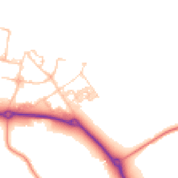 Daytime road noise heatmap for RG19 6HR