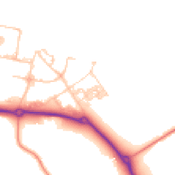 Daytime road noise heatmap for RG19 6HS
