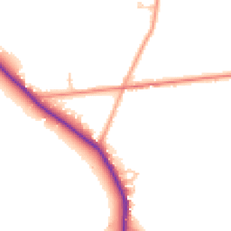 Daytime road noise heatmap for RG19 8AD