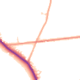 Daytime road noise heatmap for RG19 8BF