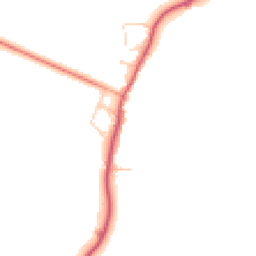 Daytime road noise heatmap for RG19 8BQ