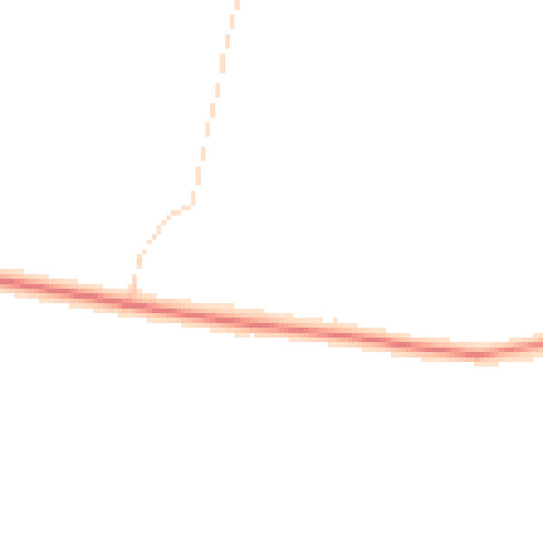 Daytime road noise heatmap for RG19 8DL
