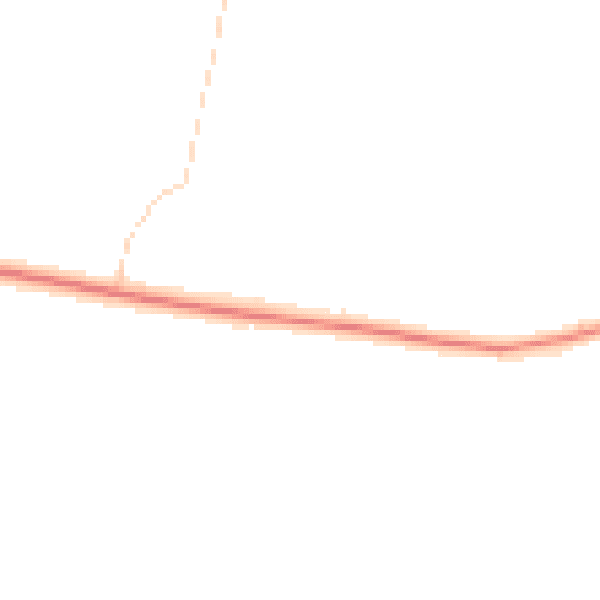 Daytime road noise heatmap for RG19 8DY