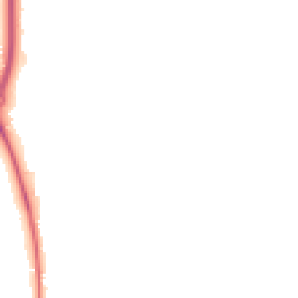Night-time road noise heatmap for RG19 8FB