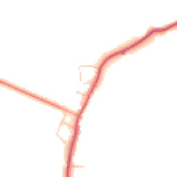 Daytime road noise heatmap for RG19 8FG