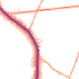 Daytime road noise heatmap for RG19 8FH