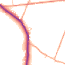 Daytime road noise heatmap for RG19 8FS