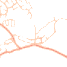 Daytime road noise heatmap for RG19 8FX