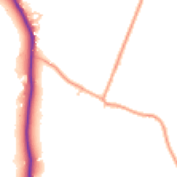 Daytime road noise heatmap for RG19 8LH
