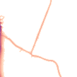 Daytime road noise heatmap for RG19 8LS