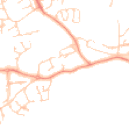 Daytime road noise heatmap for RG19 8SB