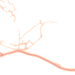 Daytime road noise heatmap for RG19 8XG