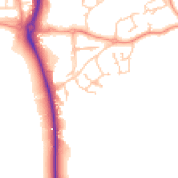 Daytime road noise heatmap for RG19 8XU