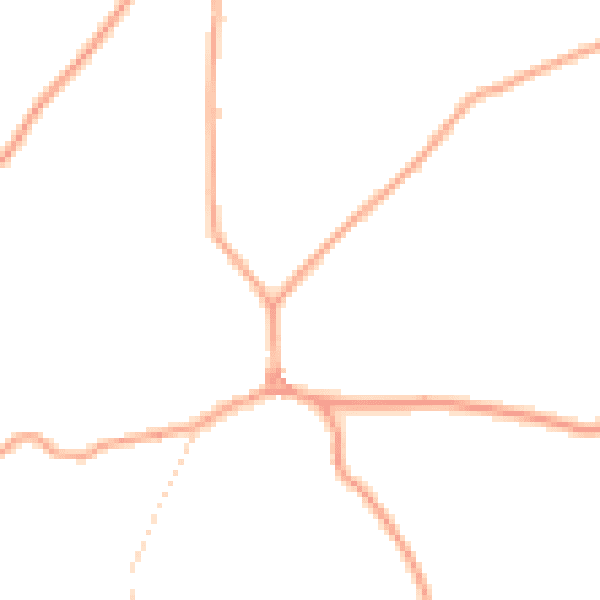Daytime road noise heatmap for RG20 0AA
