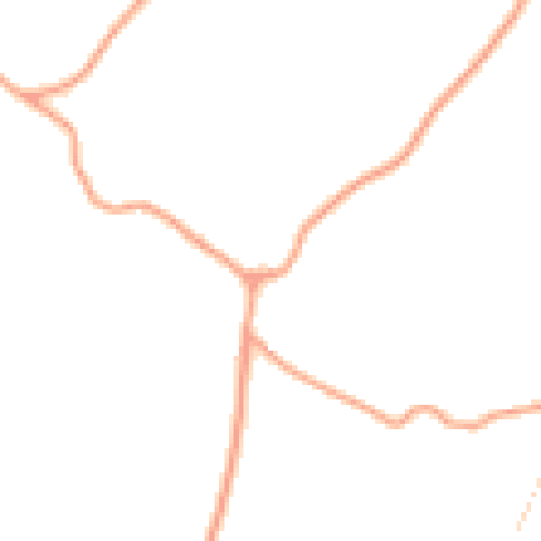 Daytime road noise heatmap for RG20 0AJ