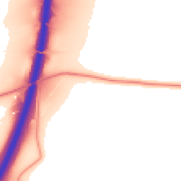 Daytime road noise heatmap for RG20 0EY