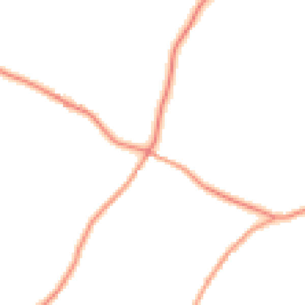 Daytime road noise heatmap for RG20 0HG