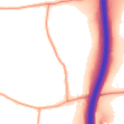 Daytime road noise heatmap for RG20 0JT