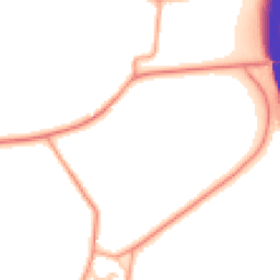 Daytime road noise heatmap for RG20 0NF