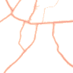 Daytime road noise heatmap for RG20 0NS