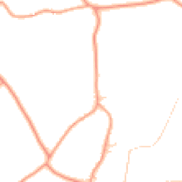 Daytime road noise heatmap for RG20 0PL