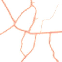 Daytime road noise heatmap for RG20 0PT