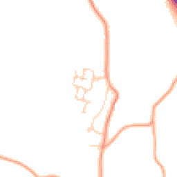 Daytime road noise heatmap for RG20 4AD