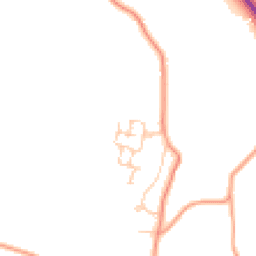 Daytime road noise heatmap for RG20 4AJ