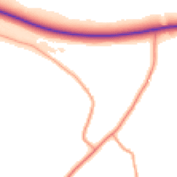 Daytime road noise heatmap for RG20 4EY